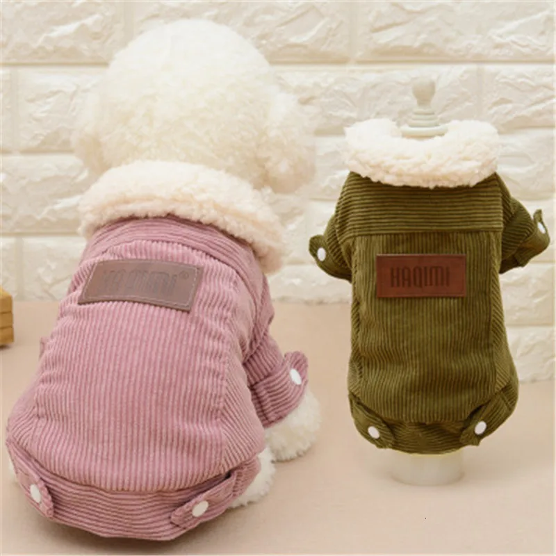 

Coffee Pink Dog Lamb Velvet Jacket Costume Clothes Winter Bulldog Dog Clothes Warm Outfit Pugs Clothing Korean Pet Supplies
