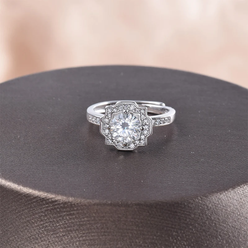 

925 Sterling Silver Luxury Bold Big Wedding Rings Set for Bridal Women Engagement African Finger Christmas Gift Jewelry
