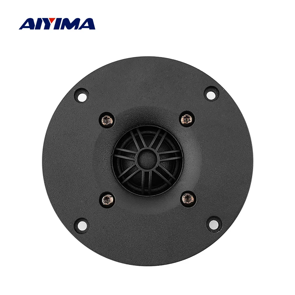Фото AIYIMA 4-дюймовый динамик аудио драйвер 35 Вт шелковая пленка Hi-Fi мощный звук