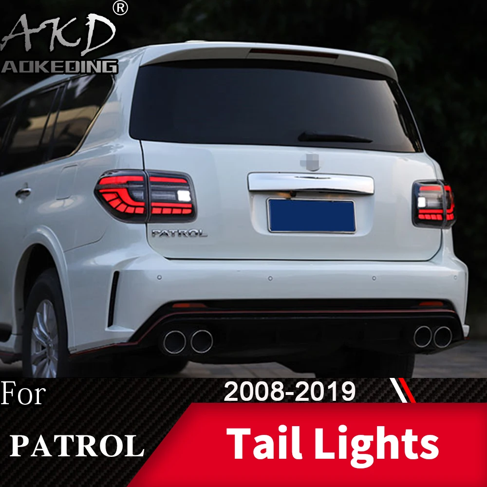 Задняя фара для автомобиля Nissan патруль Y62 2008 2019 светодиодный задние фары