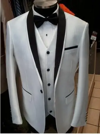 

TPSAADE 2021 Newest Groom Tuxedo Groomsmen Side Vent Wedding Dinner Evening Suits Best Man Bridegroom (Jacket+Pants+Tie+Vest)