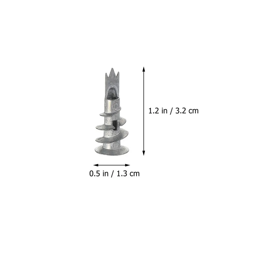100 шт. винты полезные креативные практичные крепления для гипсокартона анкеры