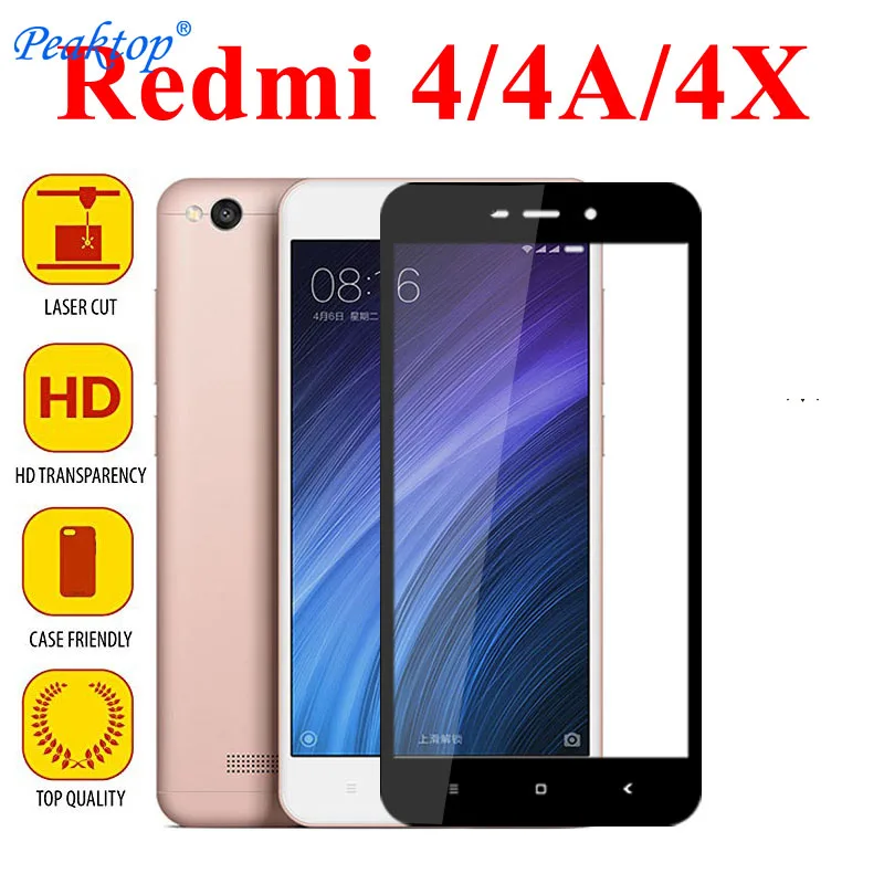 Защитное стекло redmi 4x для xiaomi note 4 4a pro закаленное защиты экрана xiomi red mi x усиленная