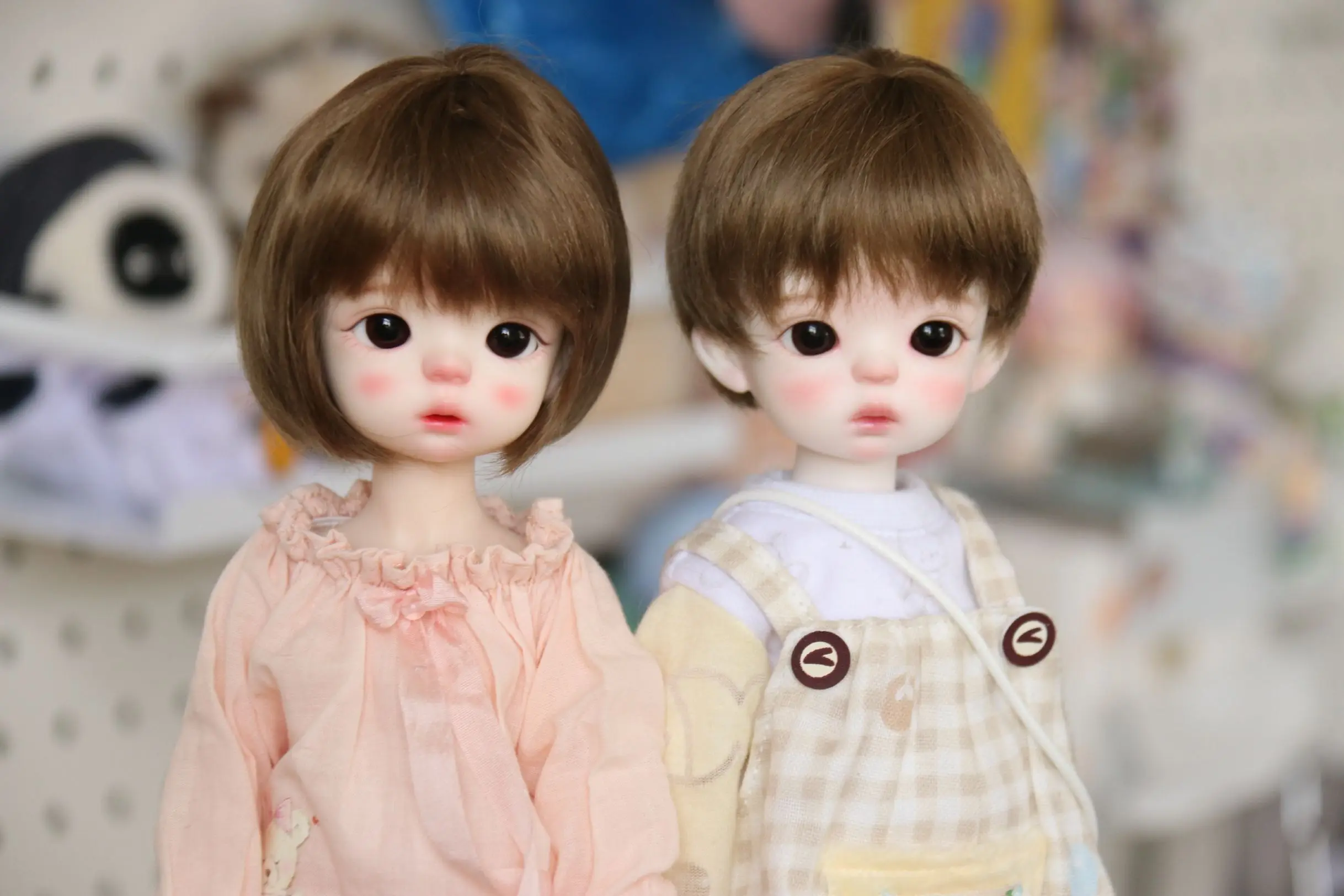 

1/6 Doll Wig For Doll accessories BJD/SD Handmade customization cute doll wig