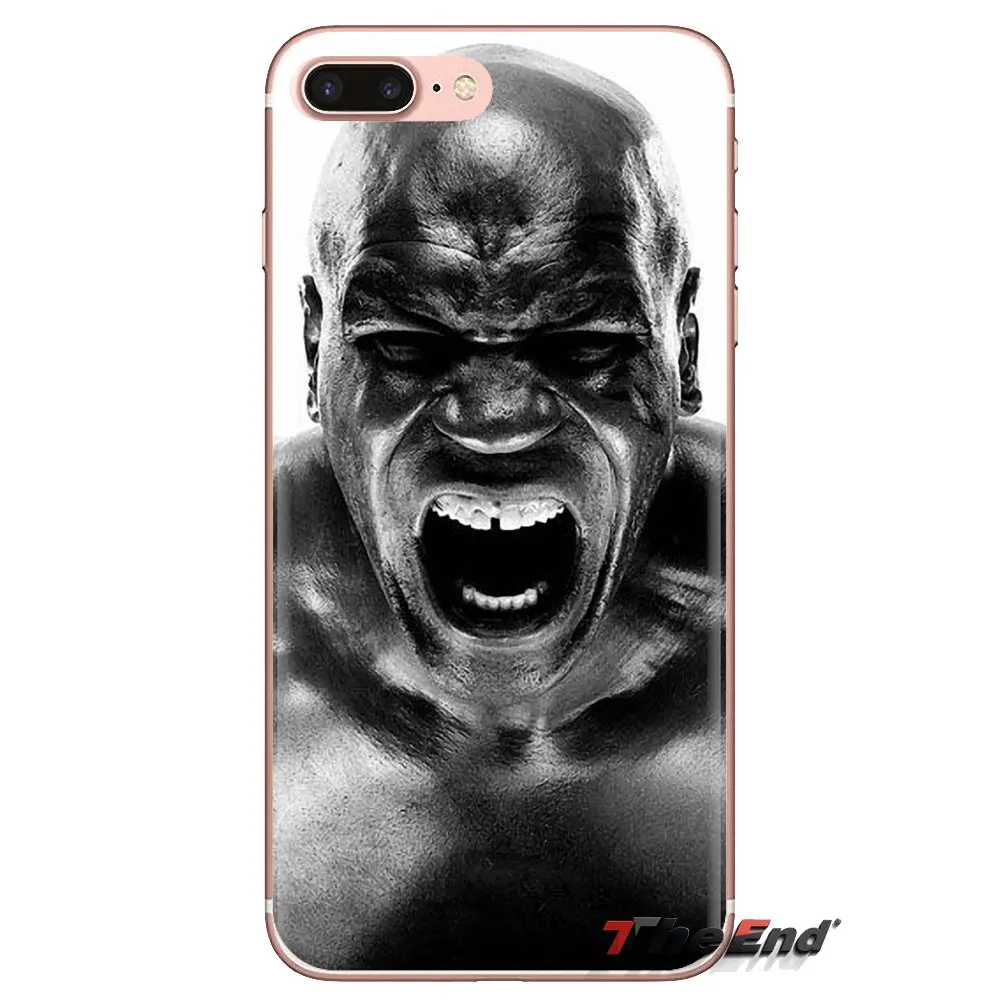 Mike Tyson Pro Boxing Star Pattern Housing For iPhone XS Max XR X 4 4S 5 5S 5C SE 6 6S 7 8 Plus Samsung Galaxy J1 J3 J5 J7 A3 A5 |