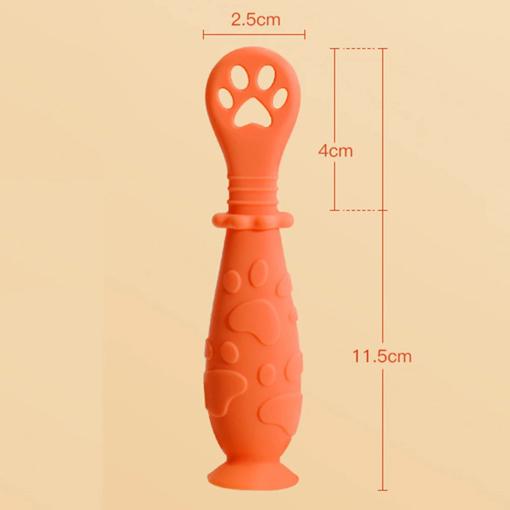 

Silicone Baby Learning Spoon Suitable Molars Hot Sale Baby Soft Silicone Spoon Children Food Baby Feeding Tools Fast Delivery