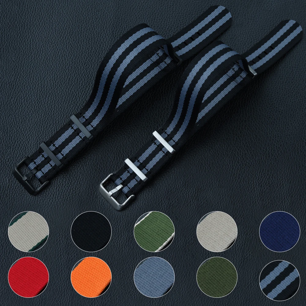 Ремешок безопасности нейлоновый для наручных часов сменный Браслет в стиле