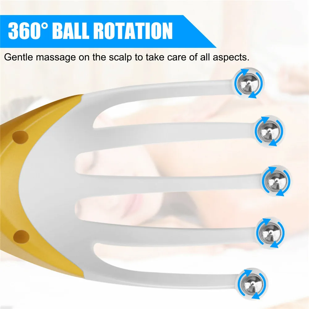 

Octopus Head Massager Scalp Relaxation Electric Scalp Massager Body Massager Remove Muscle Tension Relief Tired Head Massager