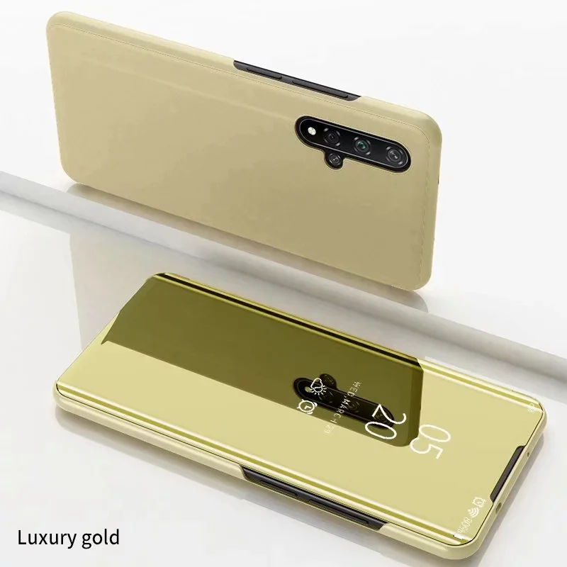 Умный зеркальный Чехол С Откидывающейся Крышкой для samsung Galaxy Note 10 Pro A10 A20 A30 A40 A50 A60 A70 A80 A90 S8 S9 S10 плюс S10E Зеркало Обложка