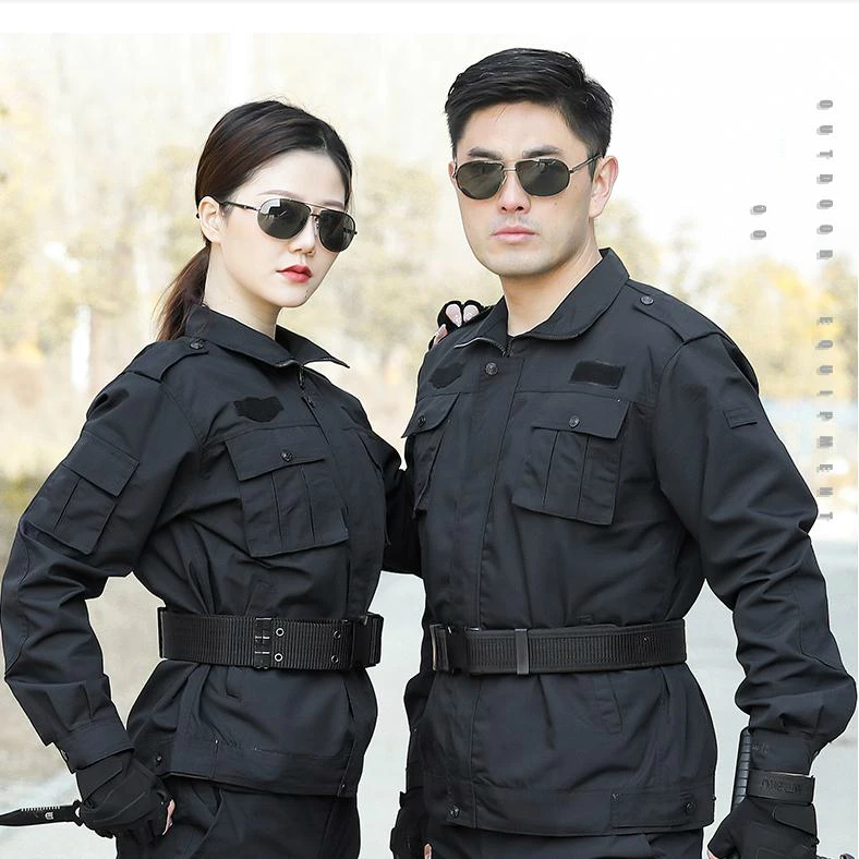 

Camouflage Suit Male Special Forces Black Breathable Military Women Labor Protective Training Security Guard Uniform