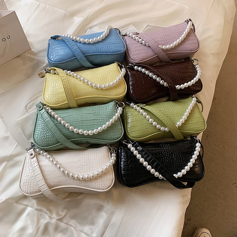 

Underarm Baguette Handbag Purses Women Shoulder Crossboody Bags 2021 New Luxury Brand Design Ladies Messenger bags High Quality