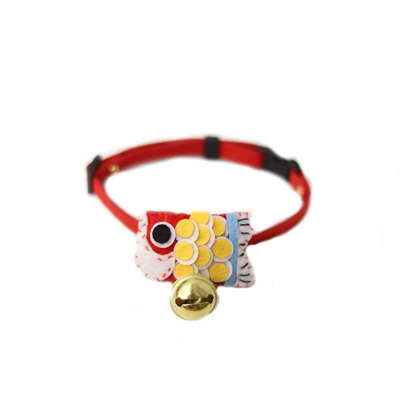 Ожерелье с цветным японским кошачьим воротником милое эластичное ожерелье