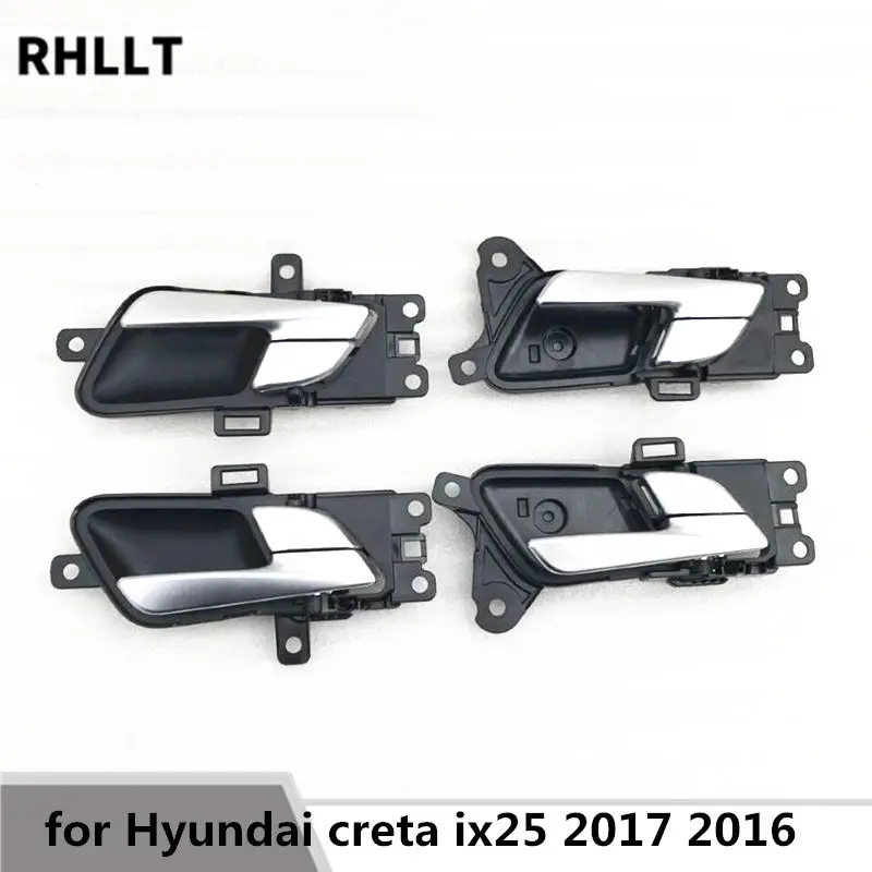 4 шт. внутренняя дверная ручка для Hyundai creta ix25 2017 2016|Комнатные дверные ручки| |