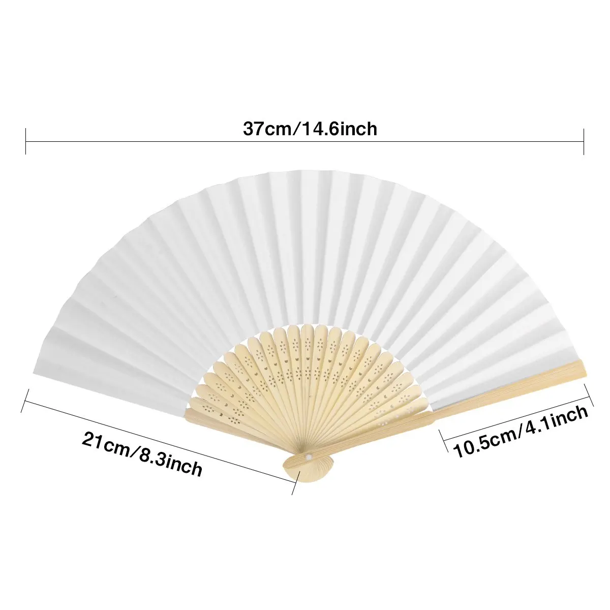 24pcs Handmade Solid Color Folding Fans Chinese Bamboo Fan And Paper DIY Decoration Party Favors Baby Girl Boy Special Gift 2019 | Игрушки и