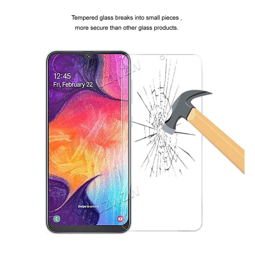 For Samsung Galaxy A50 A50s 2.5D 0.26mm Premium Tempered Glass Screen Protectors Protective Guard Film HD Clear | Мобильные телефоны