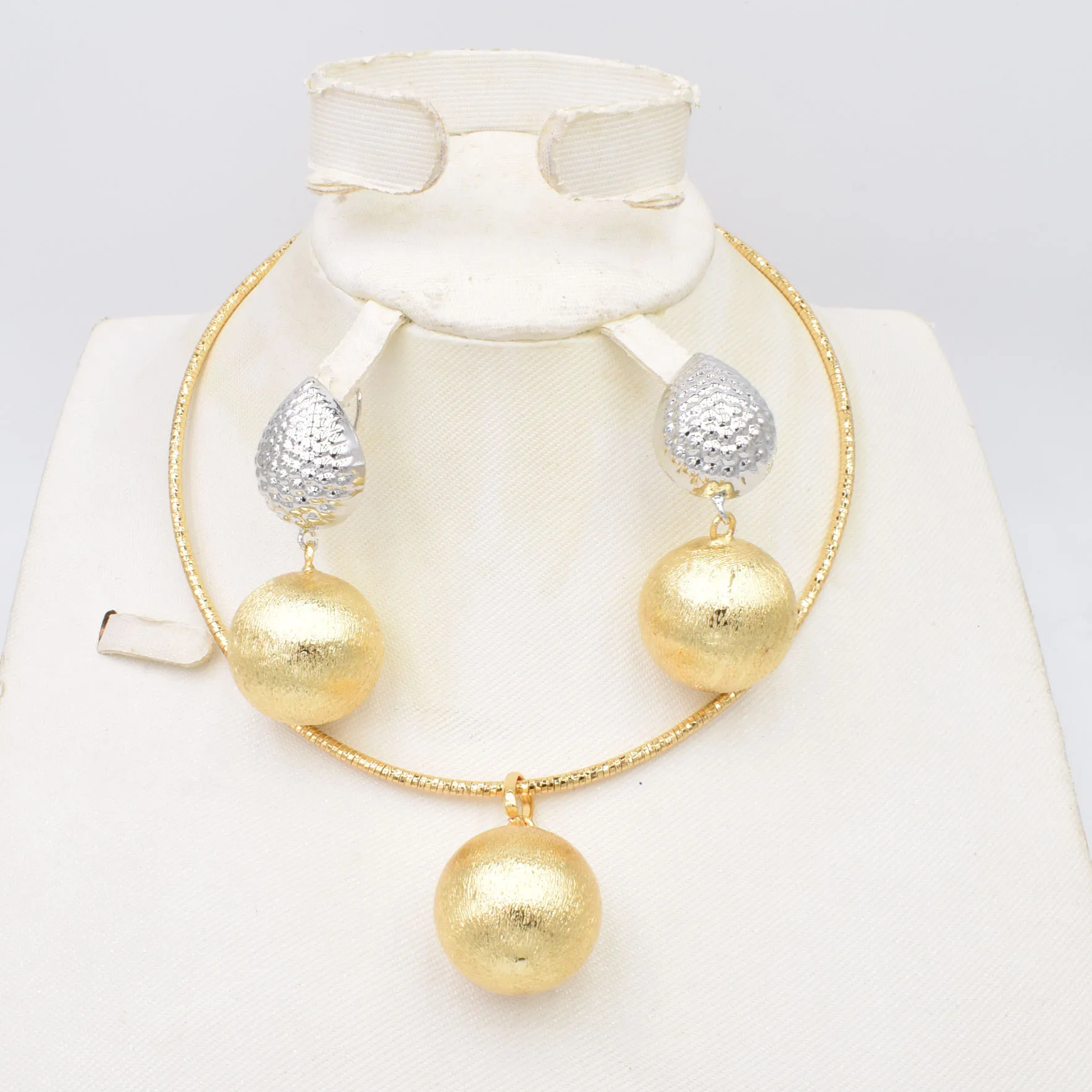 Женские Ювелирные наборы Дубай 2016 уникальный дизайн смешанные цвета двухцветные