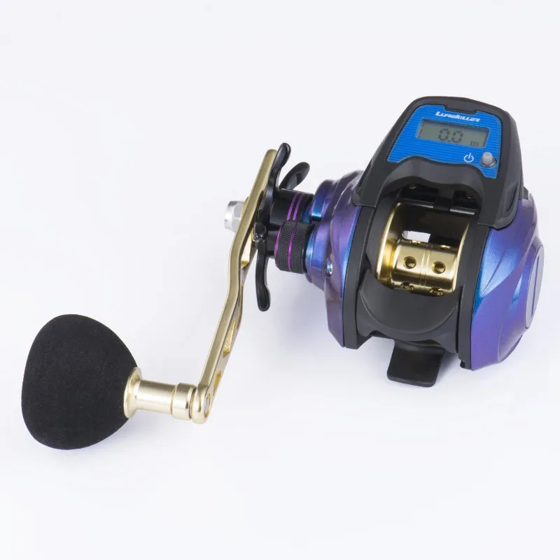 

2021 New Digital Display Electronic Fishing Reel Gear Ratio 6.3:1 Low Profile Line Counter Baitcasting Reel