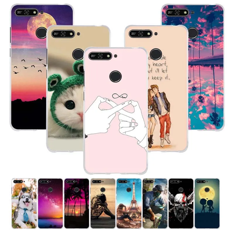 Для Huawei Honor 7A Pro/Y6 Prime 2018 силиконовый чехол ТПУ для Y6 Capa Pro 5 7 &quotFunda|Бамперы| |