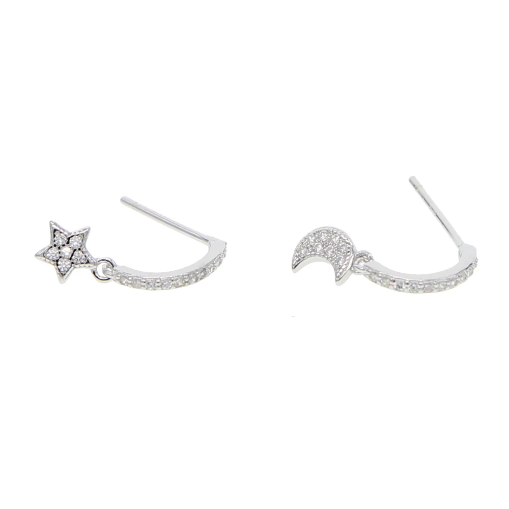 Новые модные очаровательные серьги из стерлингового серебра 925 пробы милый