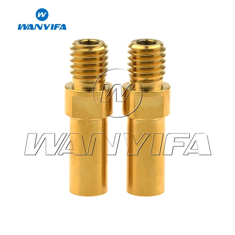 TypeB Gold Титановый "Wanyifa" Ti болты M8 1,25 мм Шаг тормоза пост V-тормоза боссы винт велосипедный - Цвет: TypeB Gold