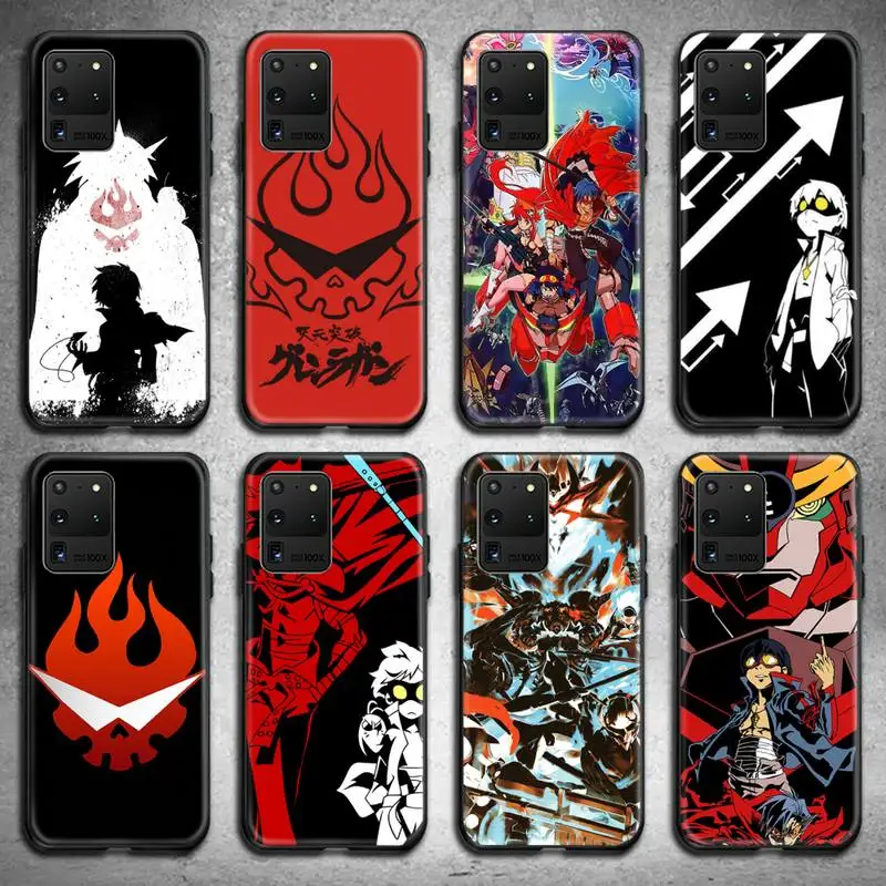 Телефонный чехол Tengen Toppa Gurren Lagann для Samsung Galaxy S21 Plus Ultra S20 FE M11 S8 S9 plus S10 5G lite 2020 |