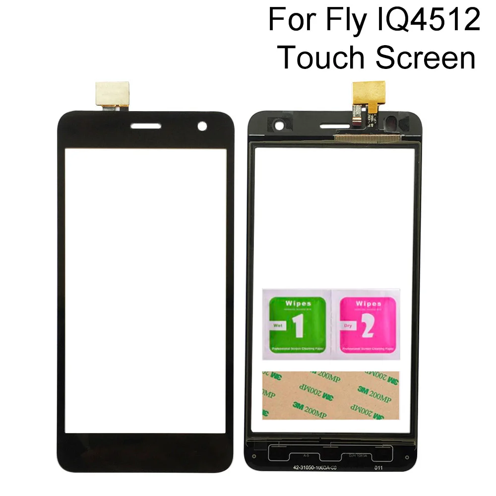 Сенсорный экран дигитайзер для Fly IQ4512 4512 EVO Chic 4 Quad стекло сенсор Замена тачпад