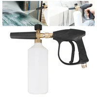 snow foam lance cannon soap bottle sprayer for pressure washer gun jet 14 quick release adjustable car wash spray gun