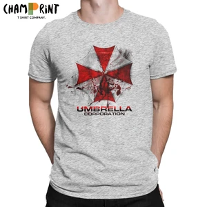 Men Umbrella Corporation T Shirts Cotton Tops Vintage Short Sleeve Crewneck Tees Gift Idea T-Shirts
