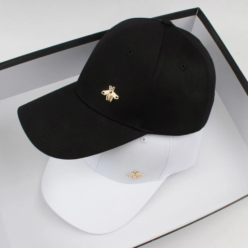 

Korean Fashion Bee Baseball Cap Mode Shopping Ladies Baseball Cap Unisex High Quality and Payable Hat Women Hat
