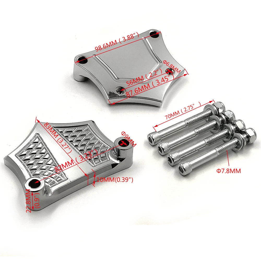 КРОНШТЕЙН БРЫЗГОВИКА переднее крыло прокладка подставка для 2014-2019 Harley Davidson