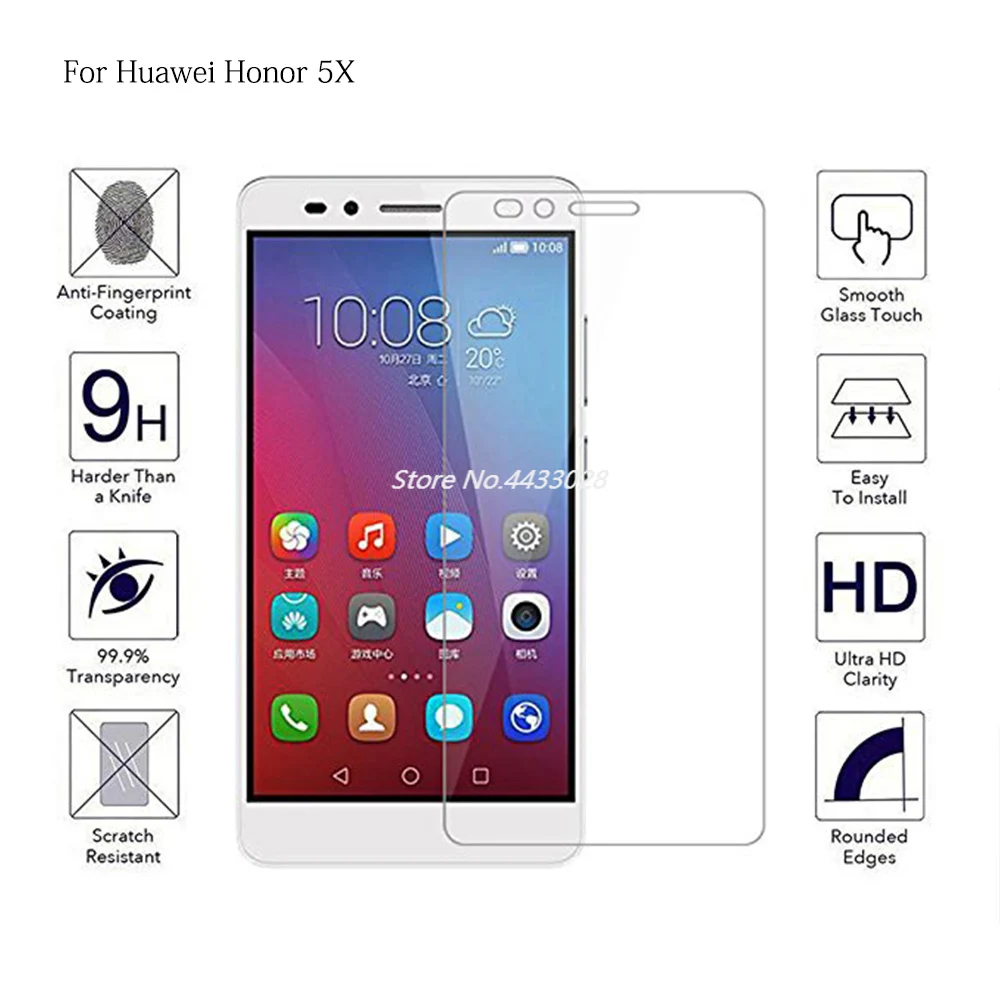 Закаленное стекло для телефона Huawei Honor Play 5X Защита экрана Mate7 Mini Honor5X защитная