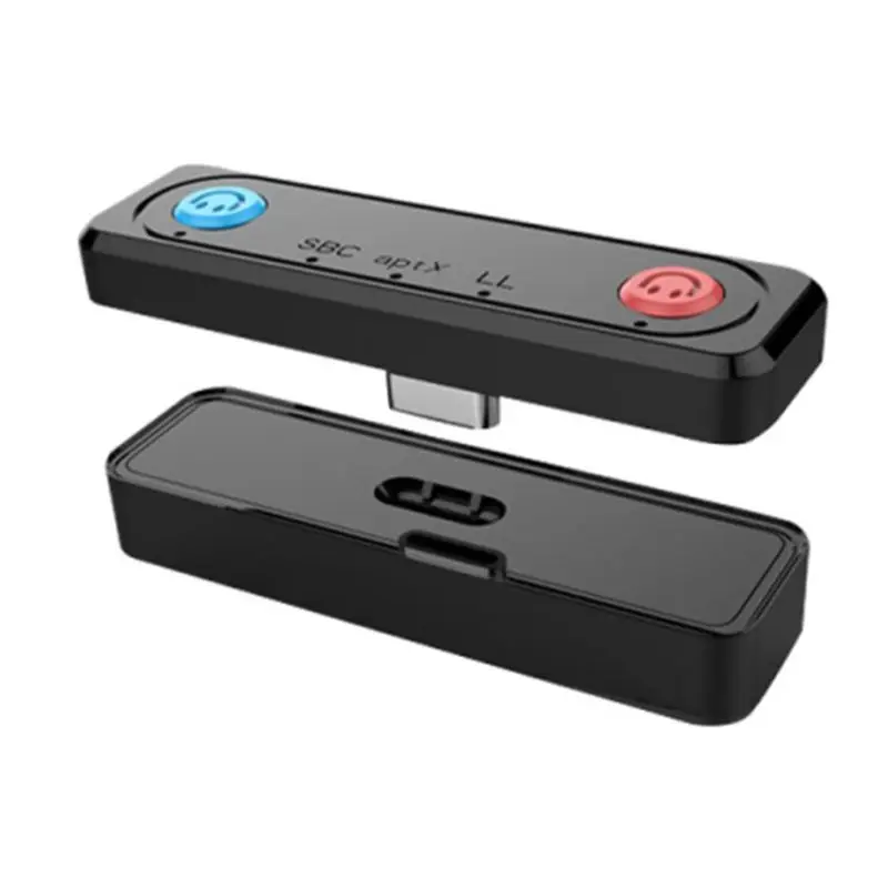 Bluetooth беспроводной аудио передатчик USB Type C адаптер приемопередатчика для NS