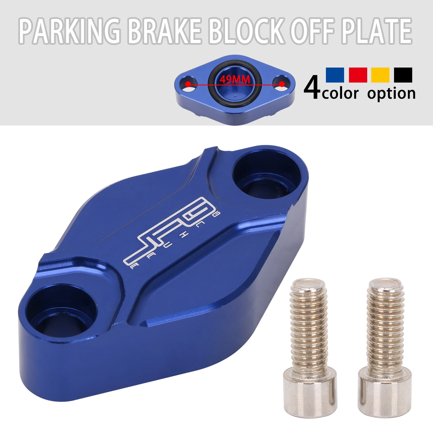 

ATV Parking Brake Block Off Plate For Yamaha Raptor 250 350 660 700 YFZ450R YFZ450 Warrior350 Banshee350 Raptor700 YFZ 450 450R
