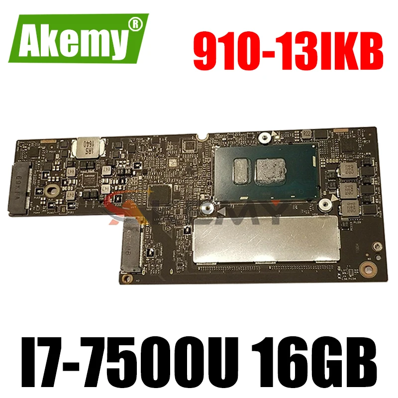 

Akemy CYG50 NM-A901 прозрачная защита для экрана для Lenovo YOGA 910-13IKB Йога 910 Материнская плата ноутбука I7-7500U процессор 16 Гб оперативная память 100% тесты р...