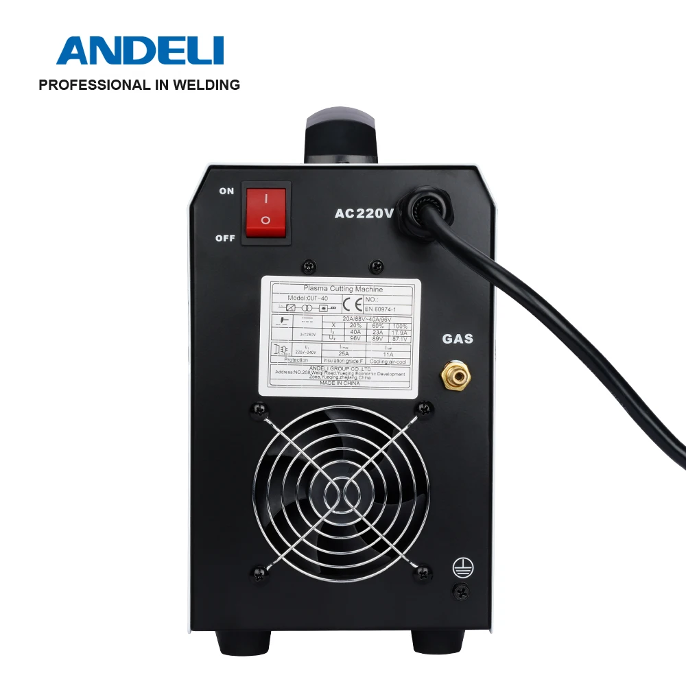 Аппарат для плазменной резки ANDELI 220 В CUT-40 HF Инвертор постоянного тока IGBT