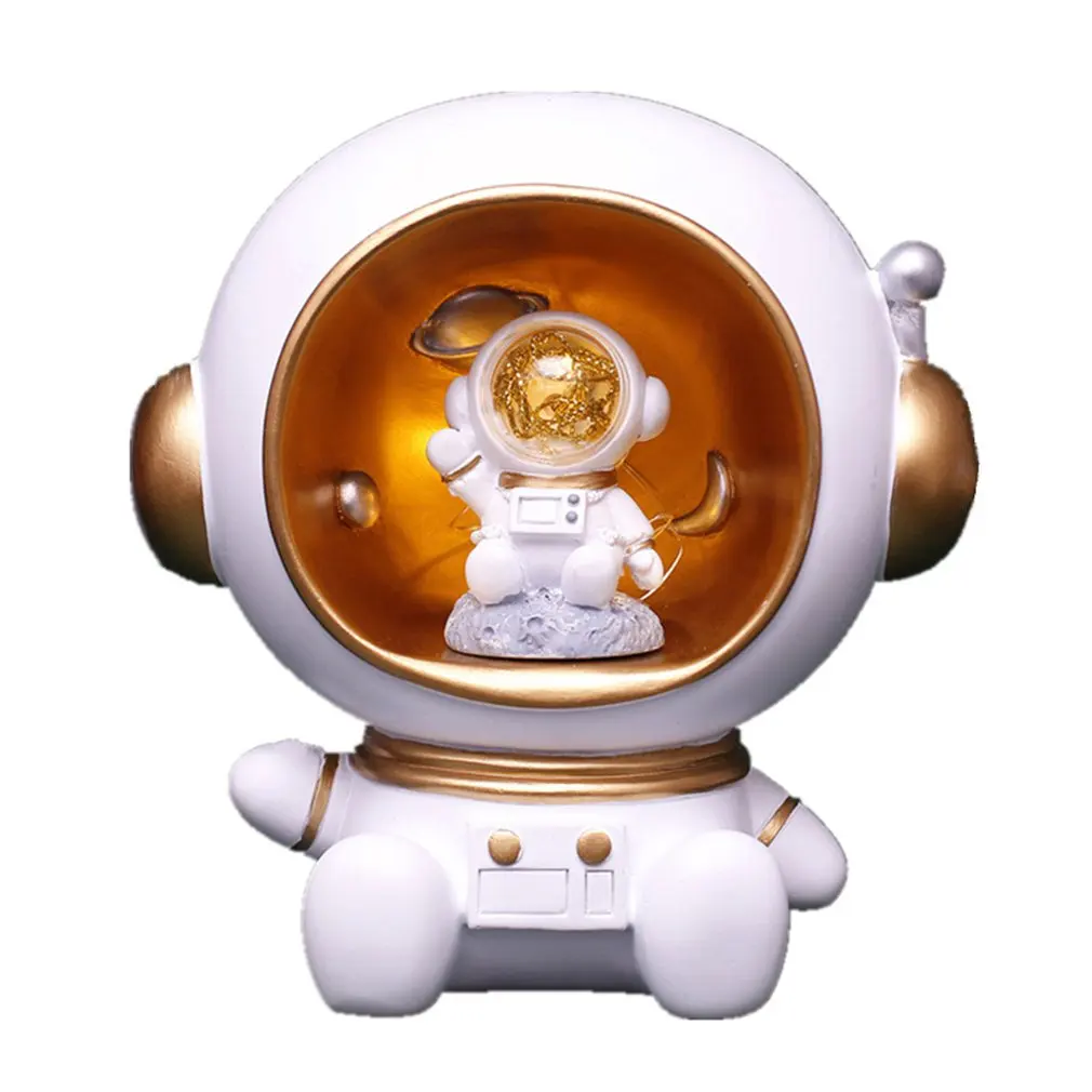 

Spaceman Star Light Resin Craft Piggy Bank Holiday Gift Birthday Gift Home Office Desktop Decoration