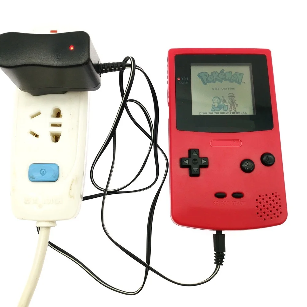 Восстановленный перезаряжаемые для GameBoy цветная консоль GBC + игровая карта