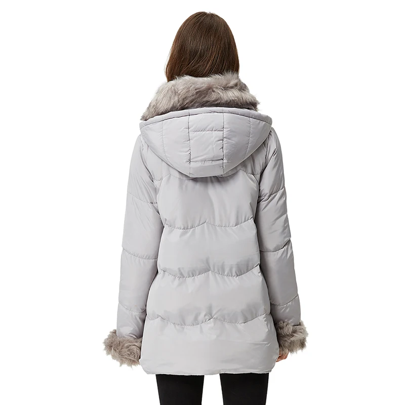 GLO-STORY женская зимняя куртка повседневная 2019 Женская парка высокое качество с