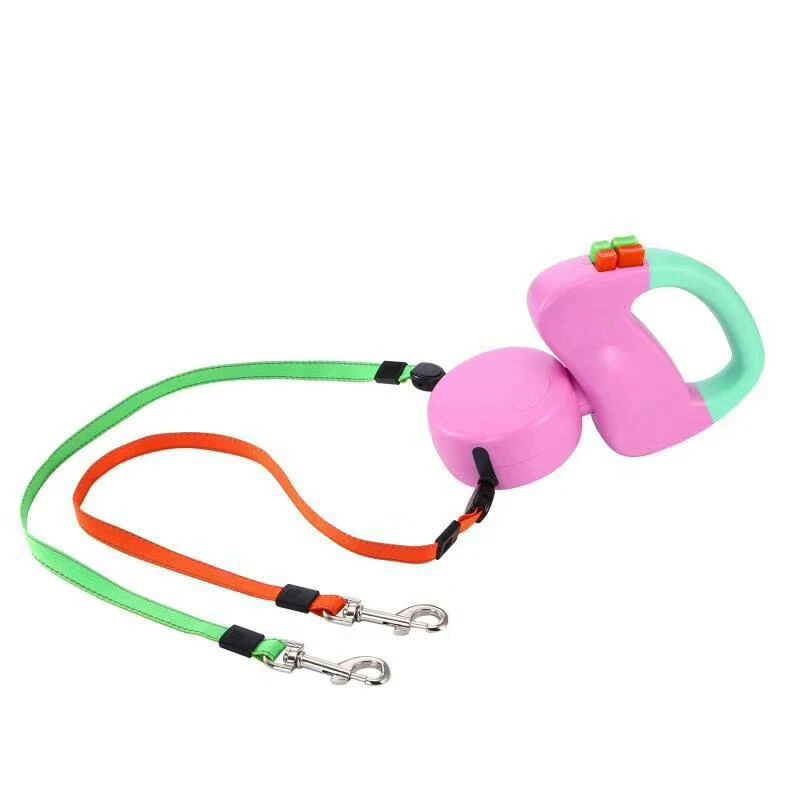ABS Automatic Retractable Traction Rope With Two-headed Ccreative Dog Leash Chain Pet Supplies | Дом и сад