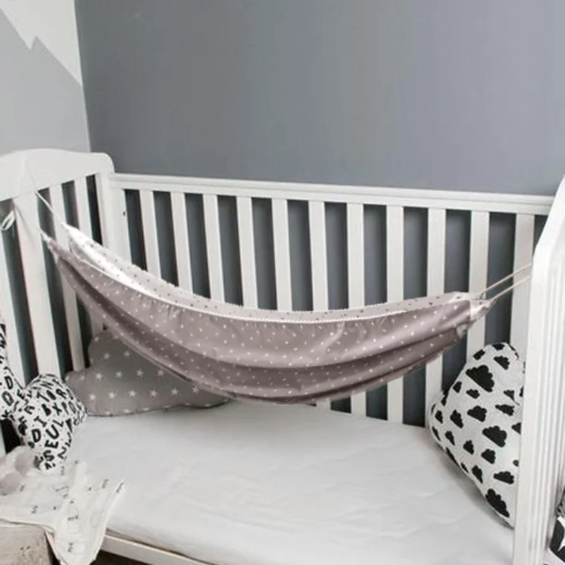100x130CM Portable Newborn Baby Hammock Crib Detachable Hanging Swing Infant Elastic Rocking Chair Kids Sleeping Bed Accessories