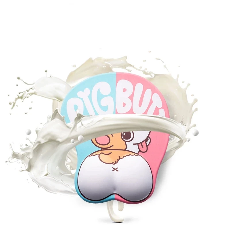 Эргономичный коврик для мыши с поддержкой запястья мягкий силиконовый гелевый