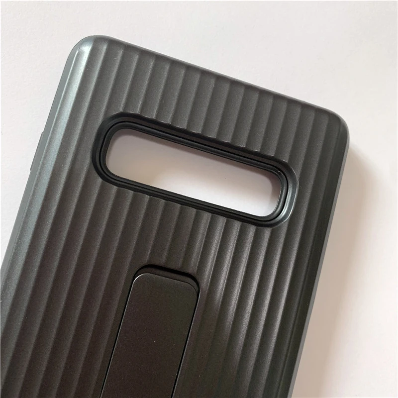 Оригинальный прочный защитный чехол Samsung с подставкой ударопрочный для Galaxy S10 + PLUS