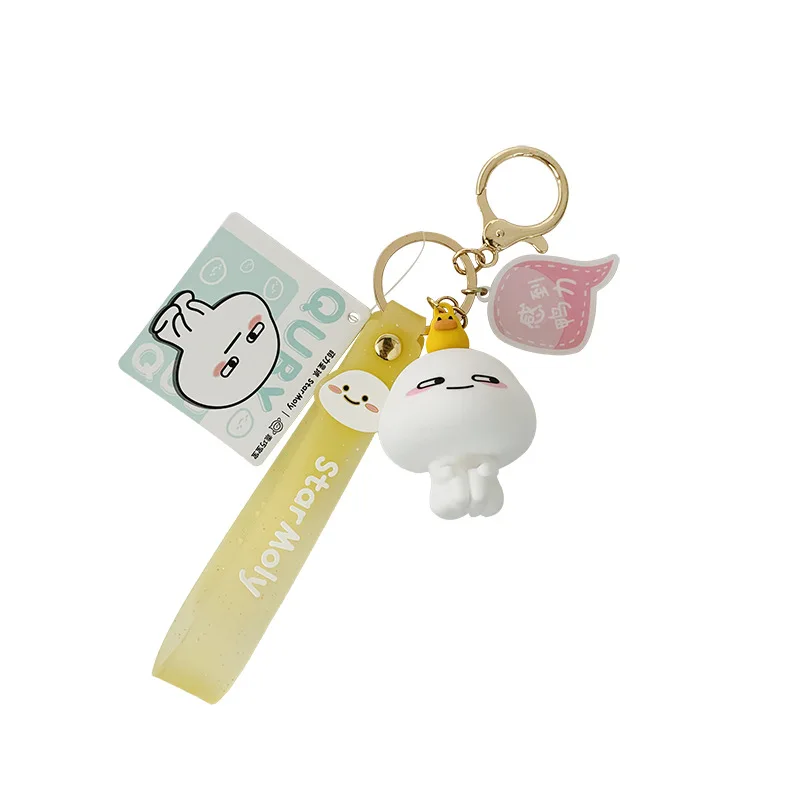 

Cute baby cartoon cute expression, ins kawaii girl keychain pendant, prayer beads, duck force, indifferent ~ Buddhist life