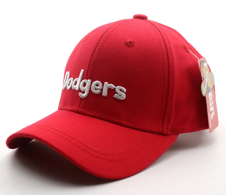 Детские шапки с вышитыми буквами Dodgers детская бейсбольная кепка солнцезащитная