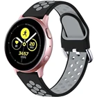 Универсальный 22 мм силиконовый ремешок для замены для Samsung Galaxy Watch 3 Active Gear S3 Huawei GT 2 2E GT2 GT2E спортивный браслет