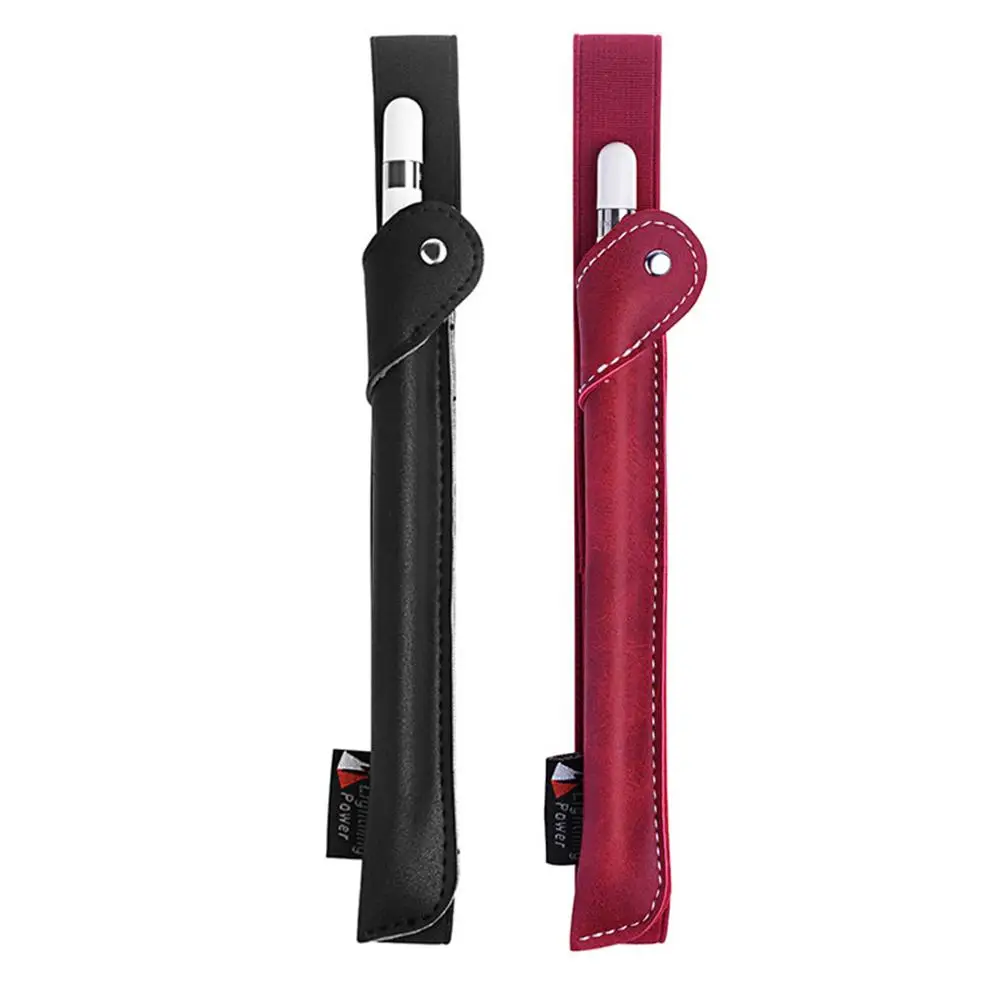 Защитный чехол из ПУ кожи для сенсорных ручек портативный держатель карандашей