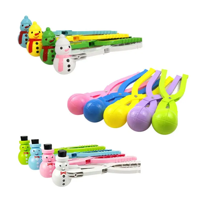 1 предмет Одежда с рисунками снеговика мяч Форма снег снежок чайник зима Пластик