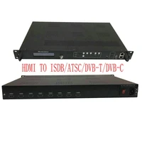 8 channel hd encoding and modulation machine hdmi to rf isdb hotel tv front end