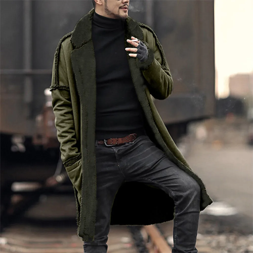 Стильные зимние теплые плюшевые толстовки Толстовка для мужчин ворсистый флис