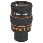 CELESTRON X-CEL LX 18 мм астрономический окуляр 1,25 дюйма 60 градусов, большое поле зрения высокой четкости, Вращающиеся Очки